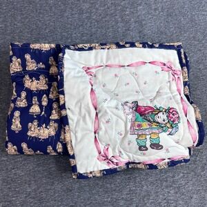 Vintage Princess Fabrics Children of the World Quilted Baby Blanket Pattern 355